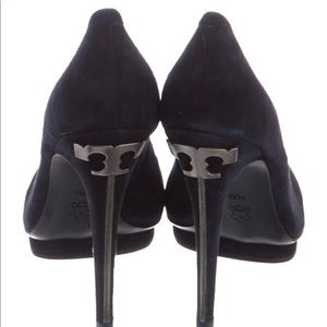 Tory Burch Suede Heels size 10